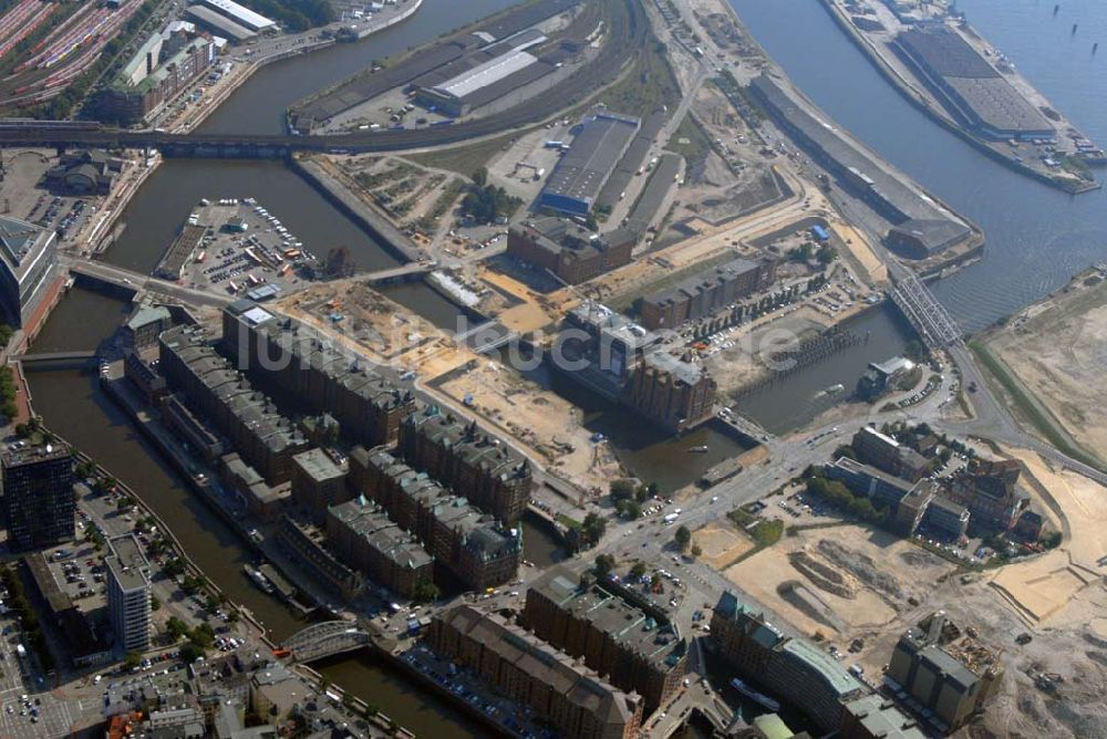 Hamburg von oben - Speicherstadt Hamburg