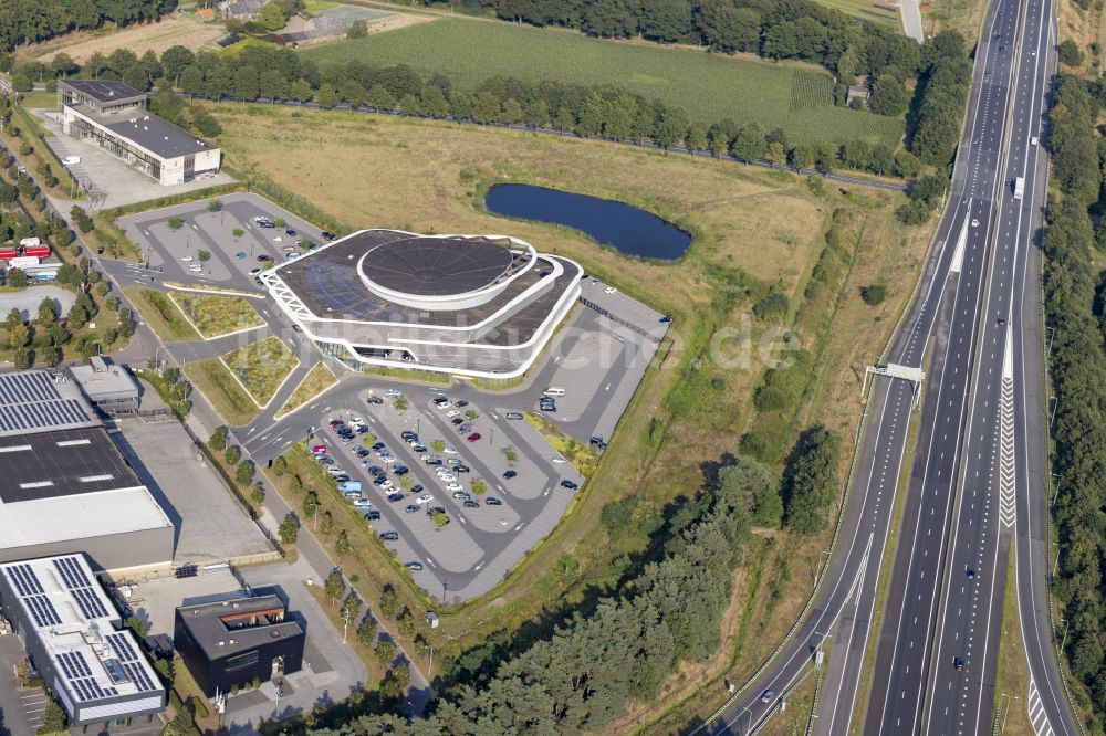 Venlo aus der Vogelperspektive: Spielbank und Casinogebäude Holland Casino Venlo in Venlo in Limburg, Niederlande