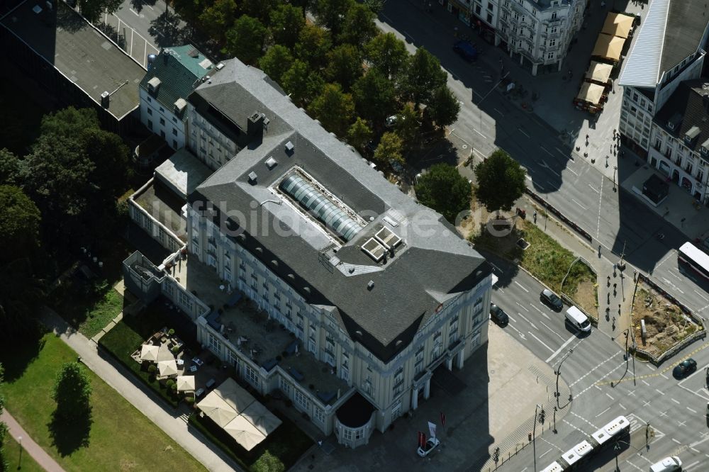 Hamburg aus der Vogelperspektive: Spielbank Hamburg - Casino Esplanade am Stephansplatz in Hamburg