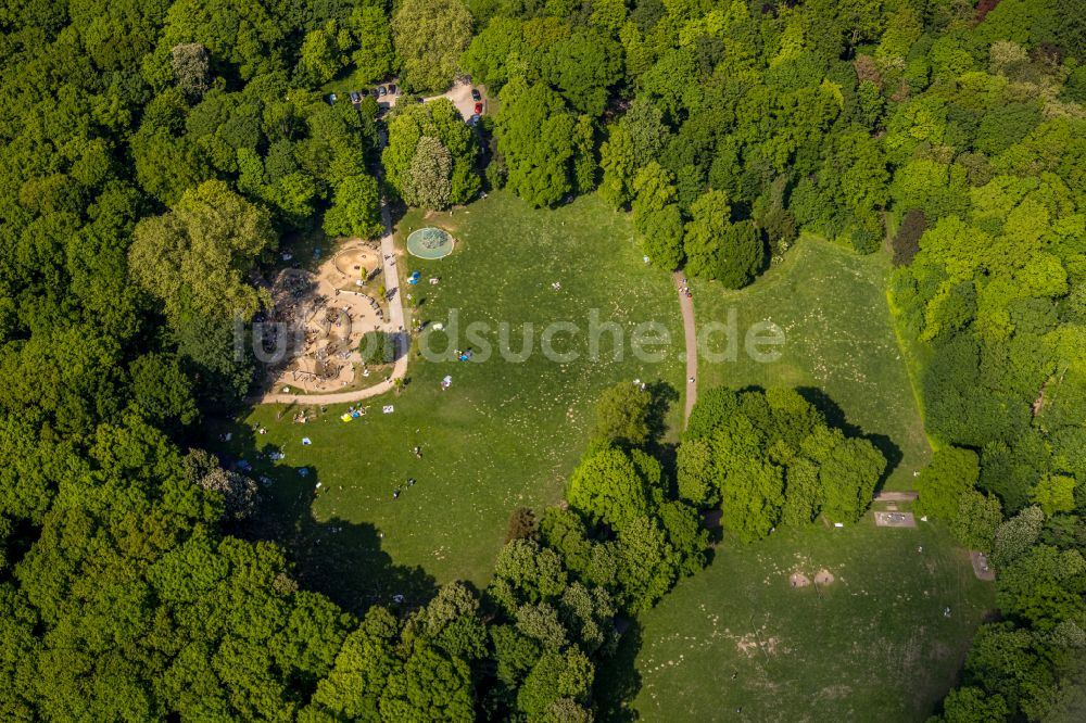 Luftaufnahme Witten - Spielplatz Spielplatz Hohenstein in Witten im Bundesland Nordrhein-Westfalen, Deutschland