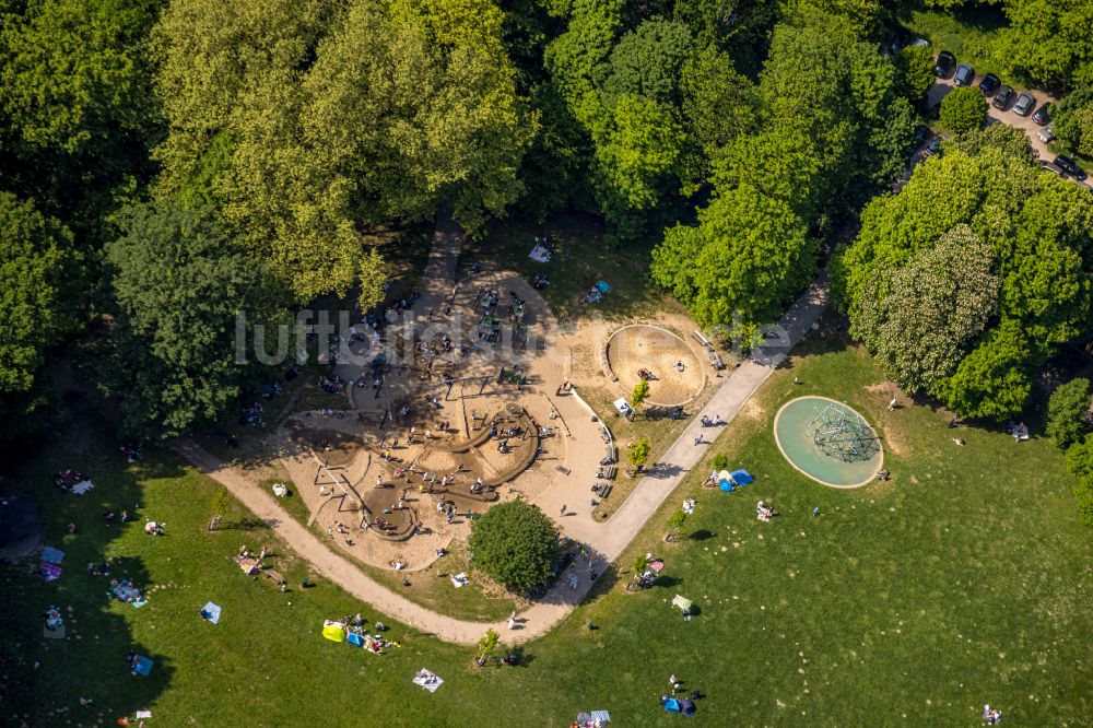 Witten von oben - Spielplatz Spielplatz Hohenstein in Witten im Bundesland Nordrhein-Westfalen, Deutschland