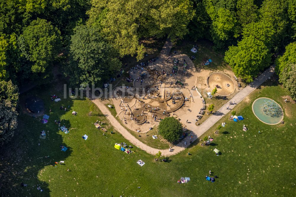 Witten aus der Vogelperspektive: Spielplatz Spielplatz Hohenstein in Witten im Bundesland Nordrhein-Westfalen, Deutschland