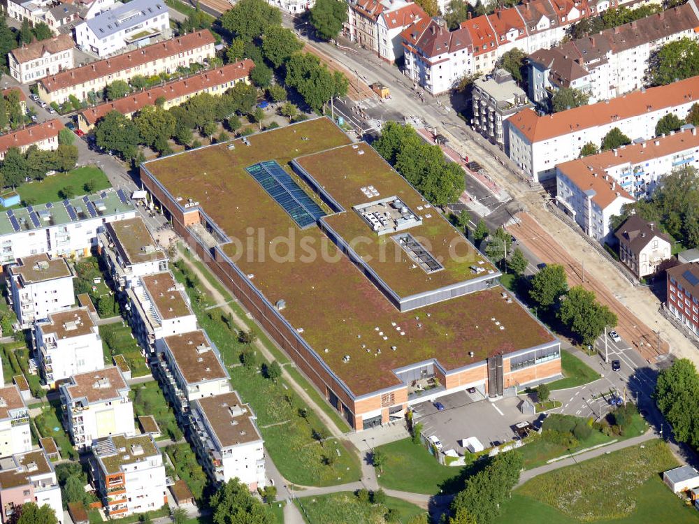 Freiburg im Breisgau aus der Vogelperspektive: Sport- und Gesundheitscenter in Freiburg-Wiehre, Baden-Württemberg