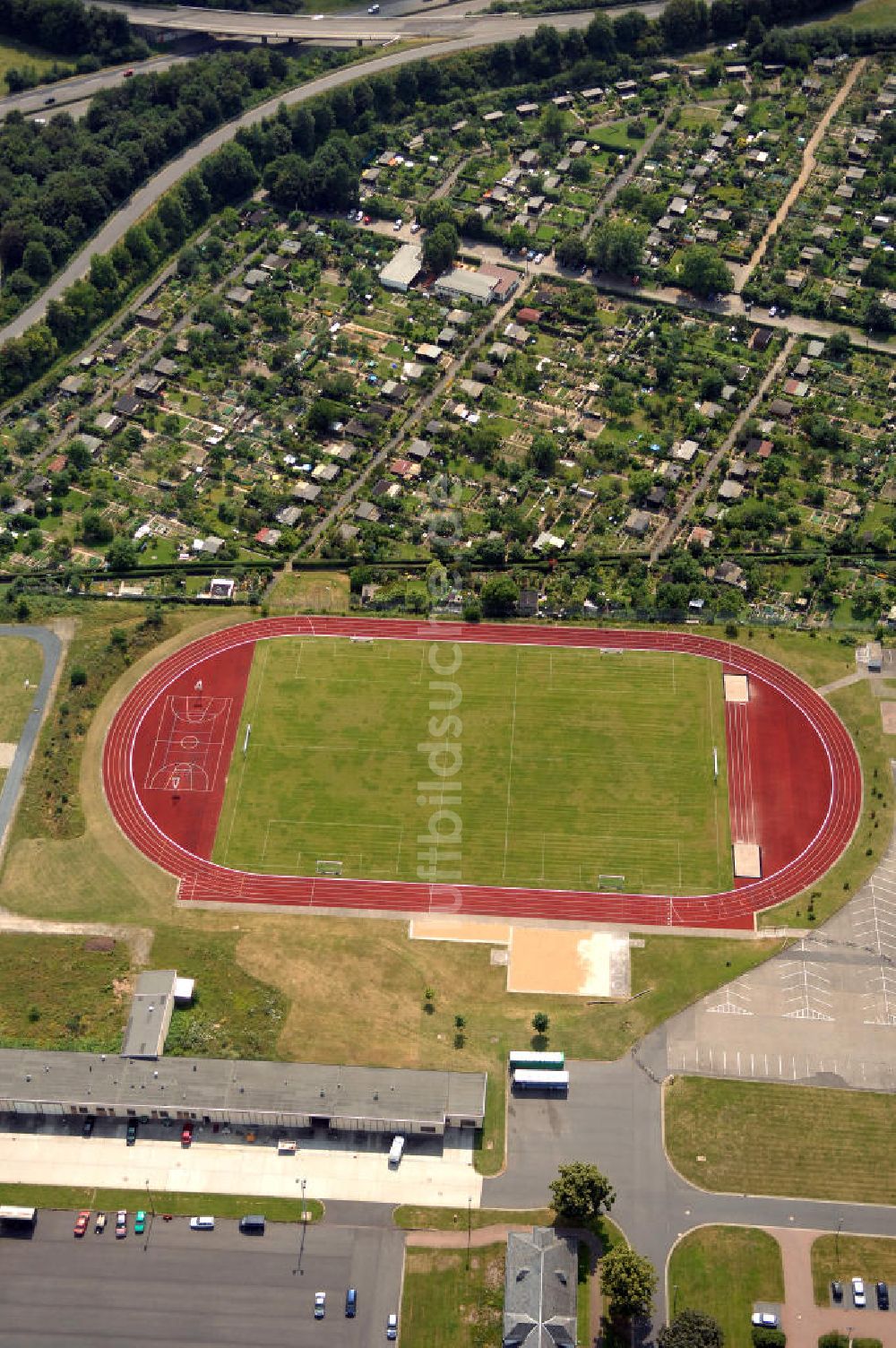 Luftaufnahme Frankfurt am Main - Sportanlage Frankfurter Berg des TSG 1957