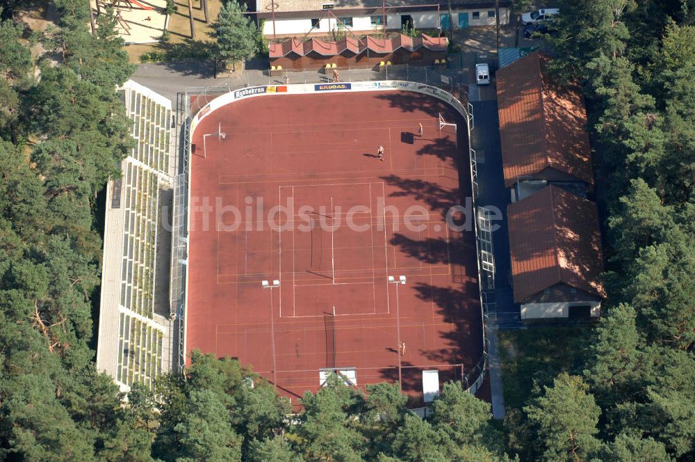 Niesky von oben - Sportanlage im Freizeitpark Niesky