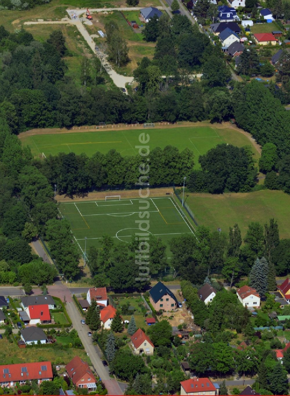 Luftbild Neuenhagen - Sportfelder in Neuenhagen im Bundesland Brandenburg