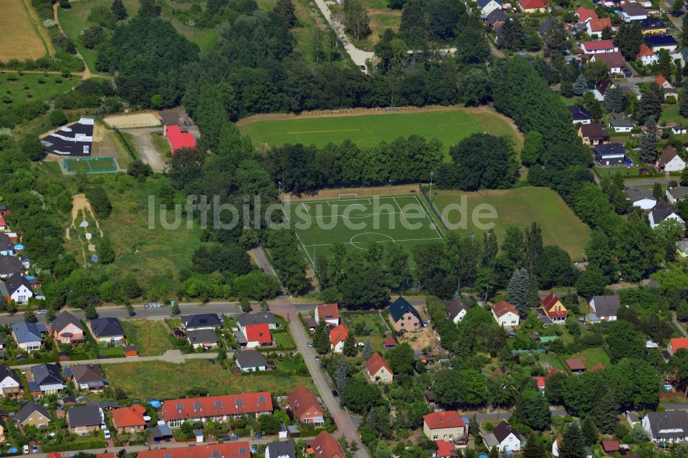 Luftaufnahme Neuenhagen - Sportfelder in Neuenhagen im Bundesland Brandenburg