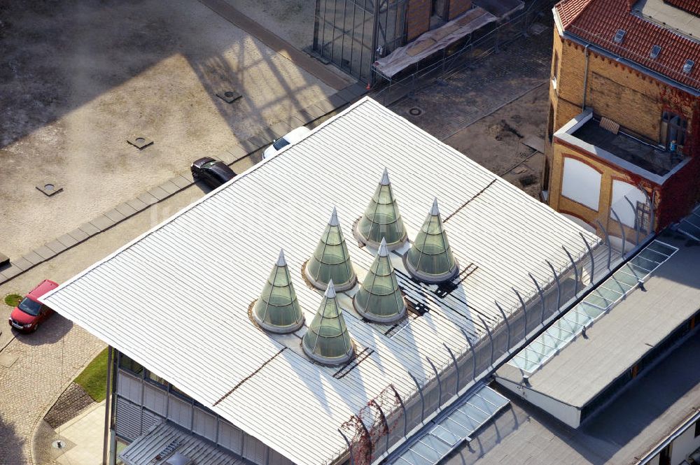 Berlin Mitte aus der Vogelperspektive: Sporthalle der Jüdischen Oberschule Berlin-Mitte