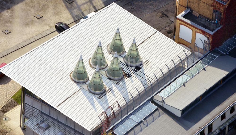 Luftbild Berlin Mitte - Sporthalle der Jüdischen Oberschule Berlin-Mitte