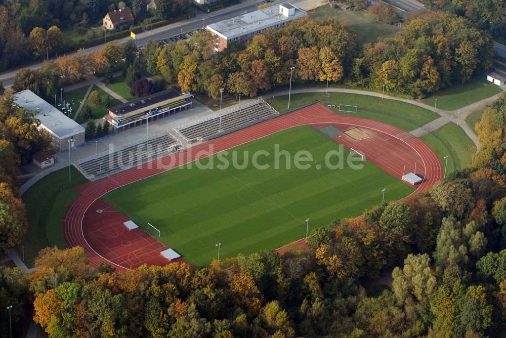 Greifswald von oben - Sportplatz