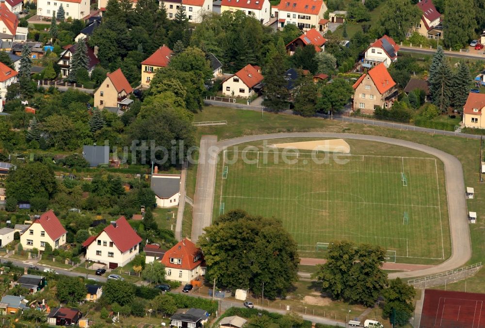 Luftaufnahme Mühlhausen - Sportplatz an der Arndtstraße in Mühlhausen in Thüringen