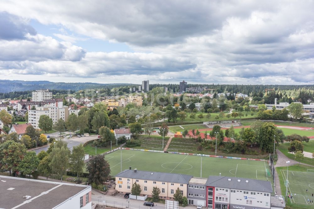 Luftbild Freudenstadt - Sportplatz- Fussballplatz Allstav Haus in Freudenstadt im Bundesland Baden-Württemberg