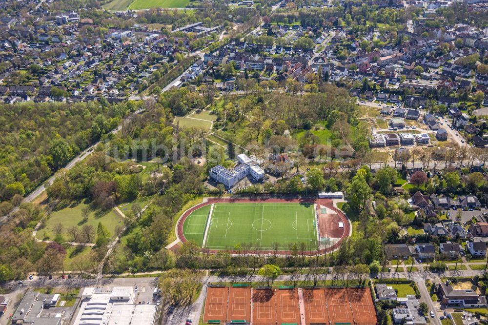 Luftbild Herne - Sportplatz- Fußballplatz Sportplatz Schaeferstraße I in Herne im Bundesland Nordrhein-Westfalen, Deutschland