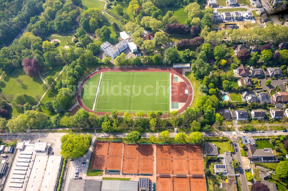 Luftbild Herne - Sportplatz- Fußballplatz Sportplatz Schaeferstraße I in Herne im Bundesland Nordrhein-Westfalen, Deutschland