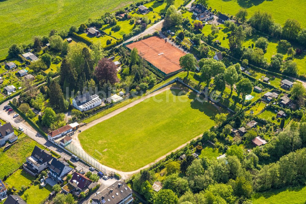 Luftbild Hagen - Sportplatz- Fussballplatz des TSV Fichte Hagen 1863 e. V. in Hagen im Bundesland Nordrhein-Westfalen, Deutschland