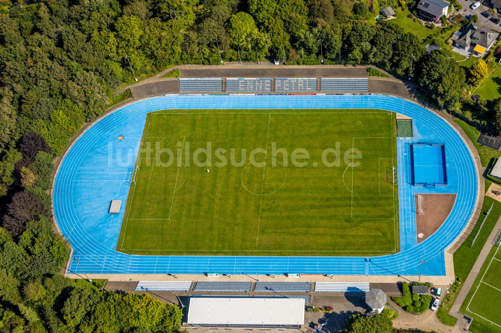 Luftbild Ennepetal - Sportplatz- Fussballplatz des TuS Ennepetal 1911 e.V. in Ennepetal im Bundesland Nordrhein-Westfalen, Deutschland