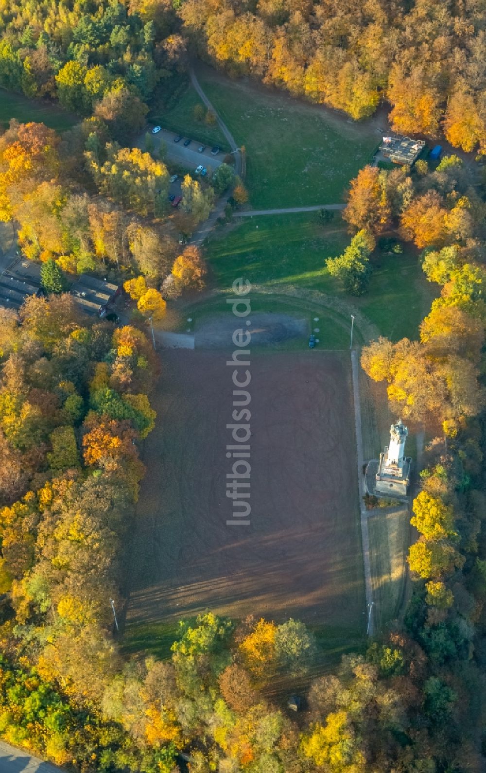 Luftaufnahme Wetter (Ruhr) - Sportplatz- Fussballplatz des FC Wetter 10/30 in Wetter (Ruhr) im Bundesland Nordrhein-Westfalen