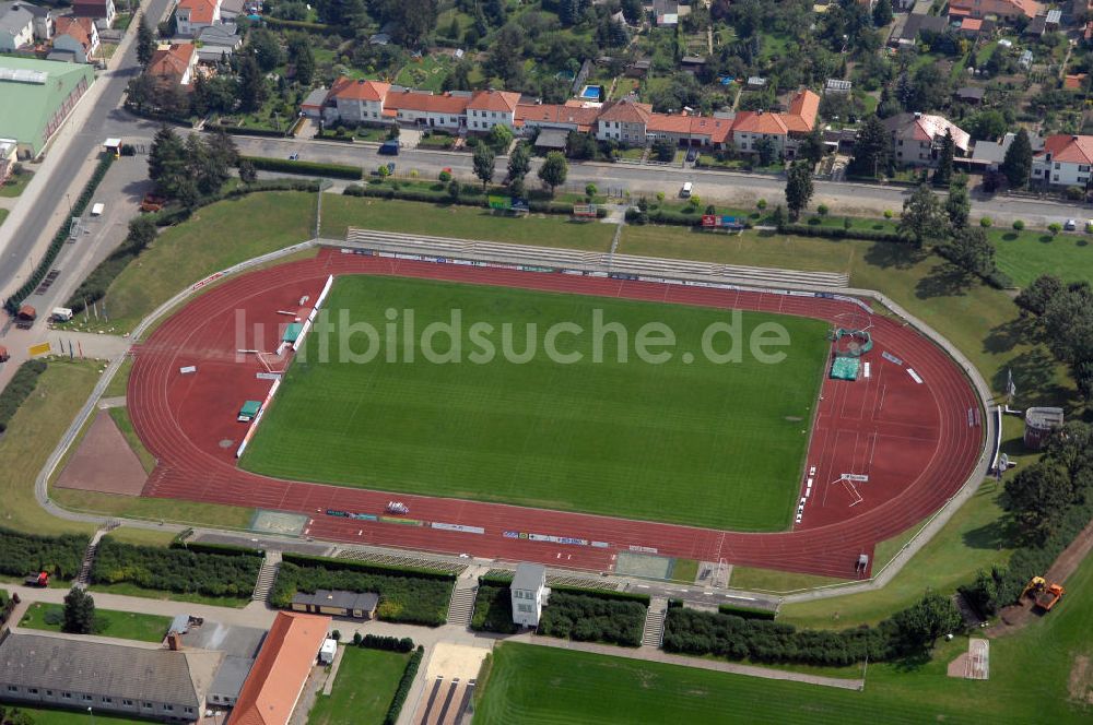 Luftaufnahme Halberstadt - Sportplatz Halberstadt