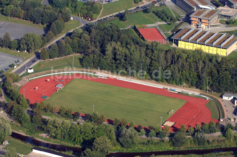 FREITAL aus der Vogelperspektive: Sportplatz des KSV 1991 e.V. in Freital