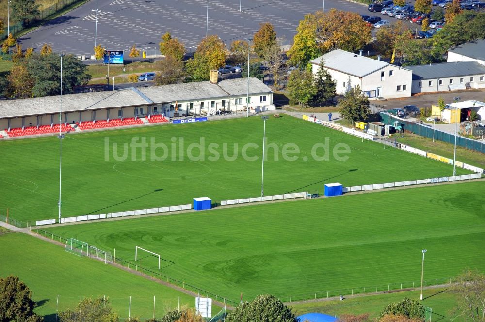 Luftaufnahme Oranienburg - Sportplatz in Oranienburg im Bundesland Brandenburg