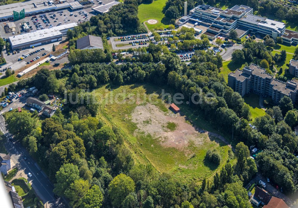 Luftaufnahme Schwelm - Sportplatz des VfB Schwelm e.V. in Schwelm im Bundesland Nordrhein-Westfalen, Deutschland