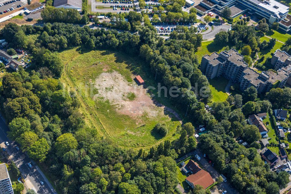 Schwelm von oben - Sportplatz des VfB Schwelm e.V. in Schwelm im Bundesland Nordrhein-Westfalen, Deutschland