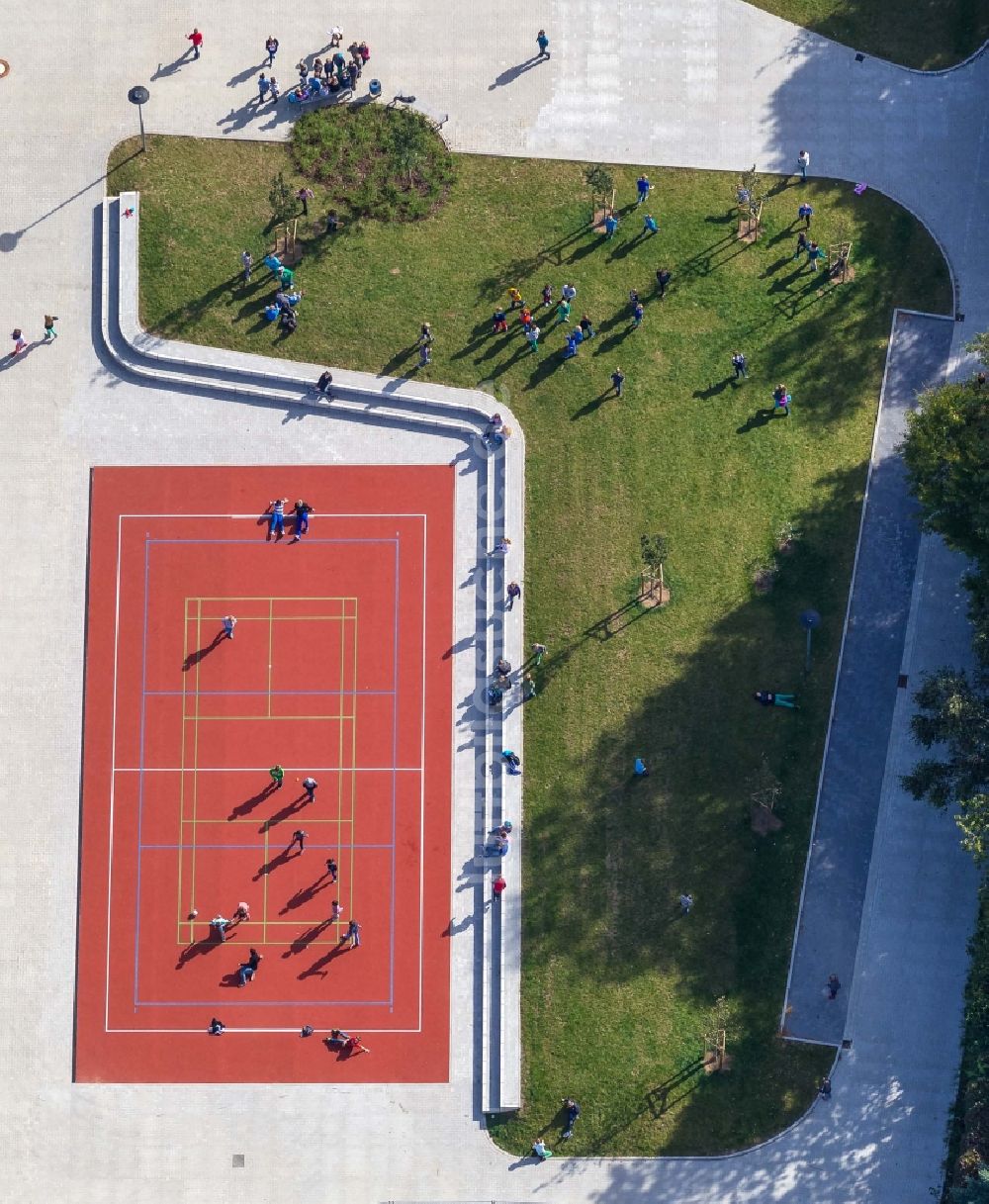 Werne aus der Vogelperspektive: Sportplatz in Werne im Ruhrgebiet in Nordrhein-Westfalen