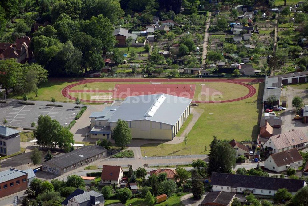 Luftbild Wittstock - Sportplatz Wittstock