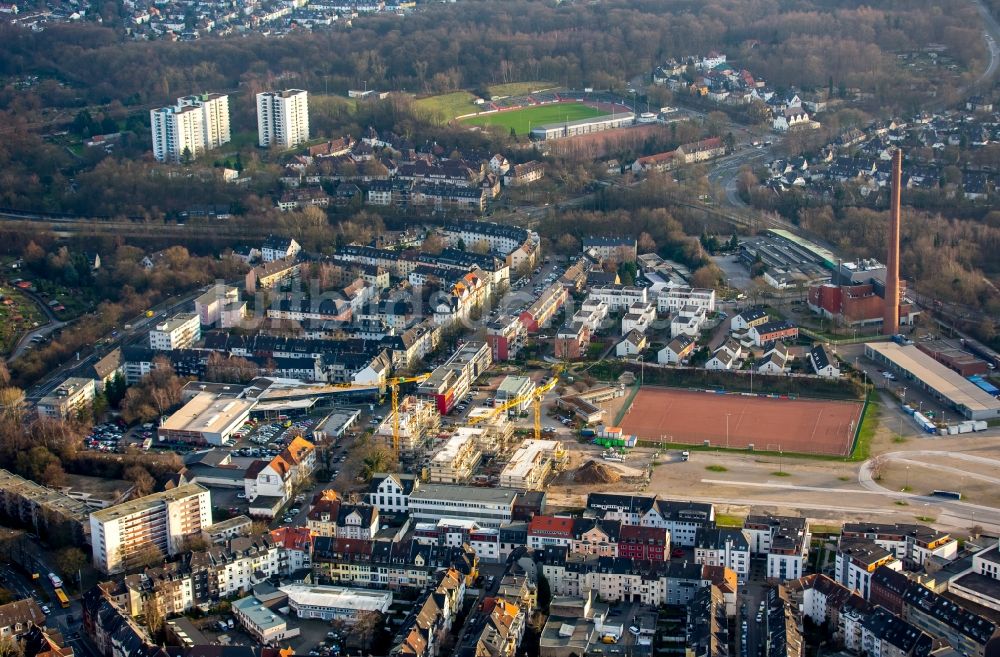 Luftbild Essen - Sportplatzanlagen Sportplatz des VfL Sportfreunde 07 Essen e.V. in Essen im Bundesland Nordrhein-Westfalen