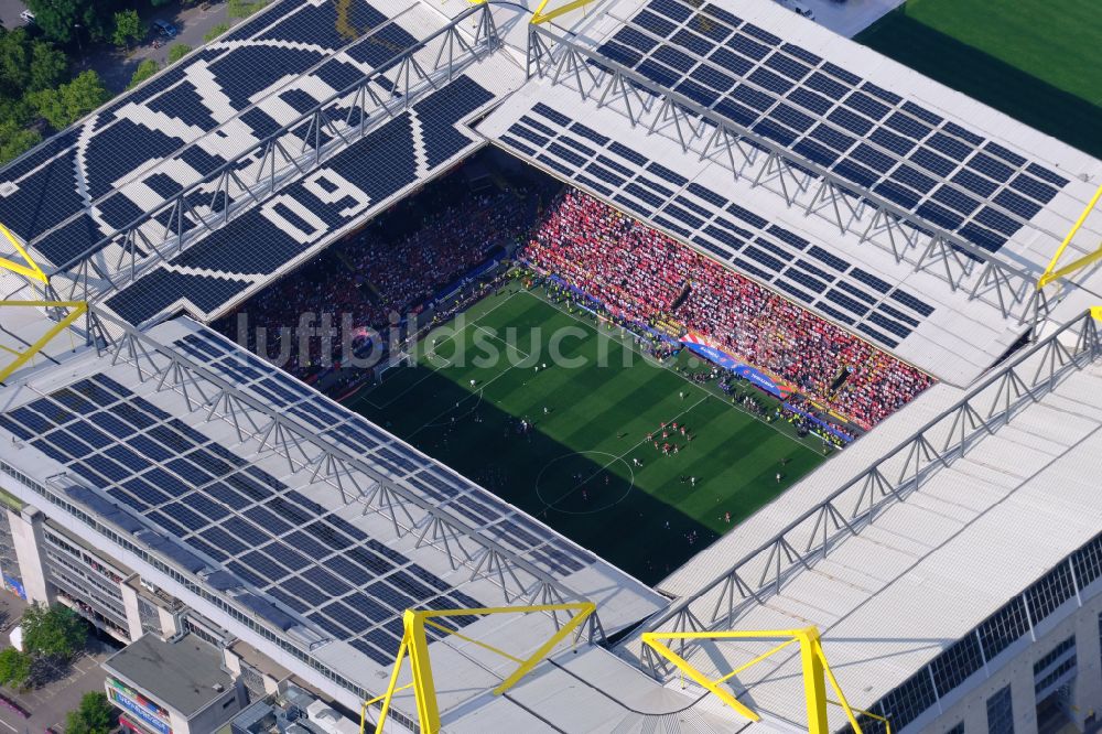 Luftbild Dortmund - Sportstatten-Gelande der Arena des Stadion in Dortmund im Bundesland Nordrhein-Westfalen