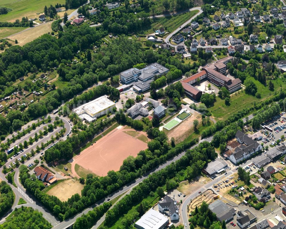 Birkenfeld aus der Vogelperspektive: Sportstätte in Birkenfeld im Bundesland Rheinland-Pfalz