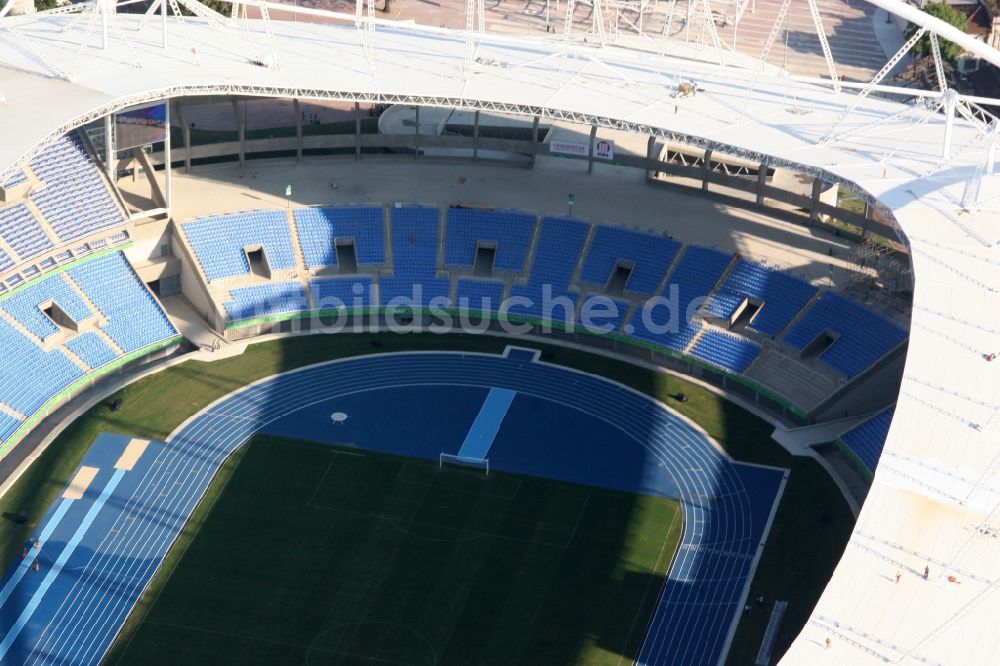 Rio de Janeiro aus der Vogelperspektive: Sportstätte des Stadion Estadio Olimpico Joao Havelange - Nilton Santos Stadium in Rio de Janeiro in Brasilien