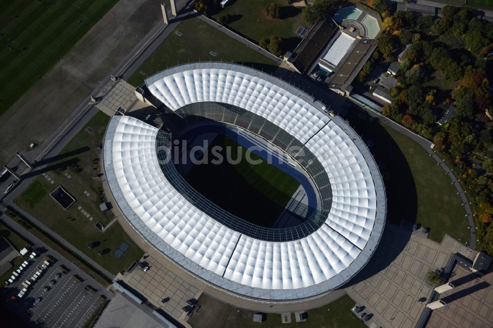 Luftbild Berlin - Sportstätten-Gelände der Arena des Stadion in Berlin