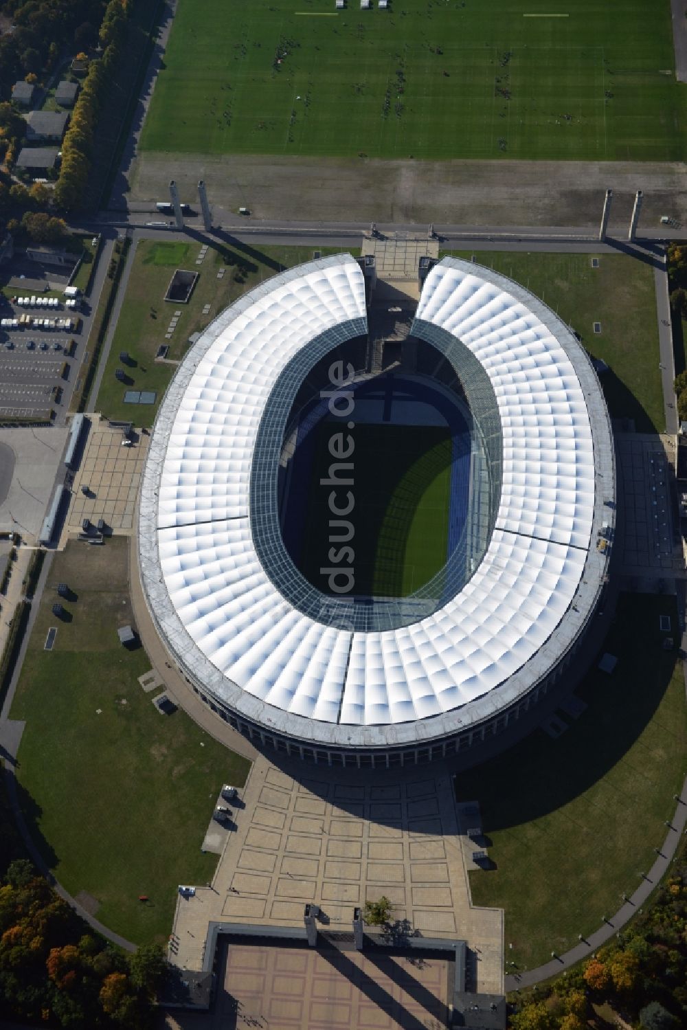 Luftbild Berlin - Sportstätten-Gelände der Arena des Stadion in Berlin