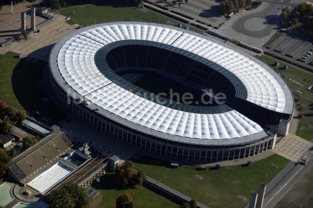 Luftbild Berlin - Sportstätten-Gelände der Arena des Stadion in Berlin