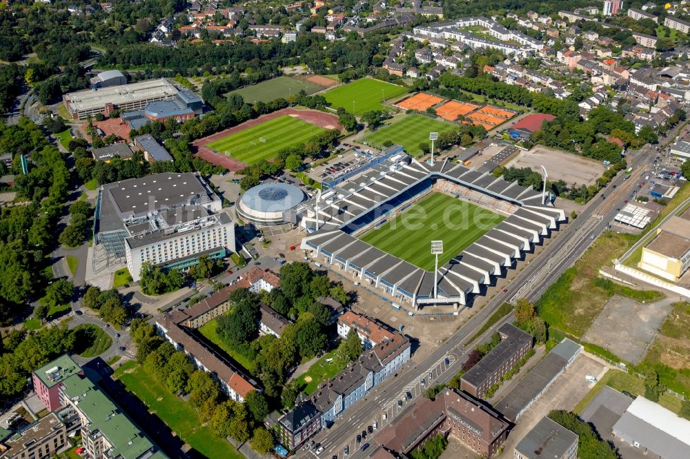 Luftbild Bochum - Sportstätten-Gelände der Arena des Stadion in Bochum im Bundesland Nordrhein-Westfalen