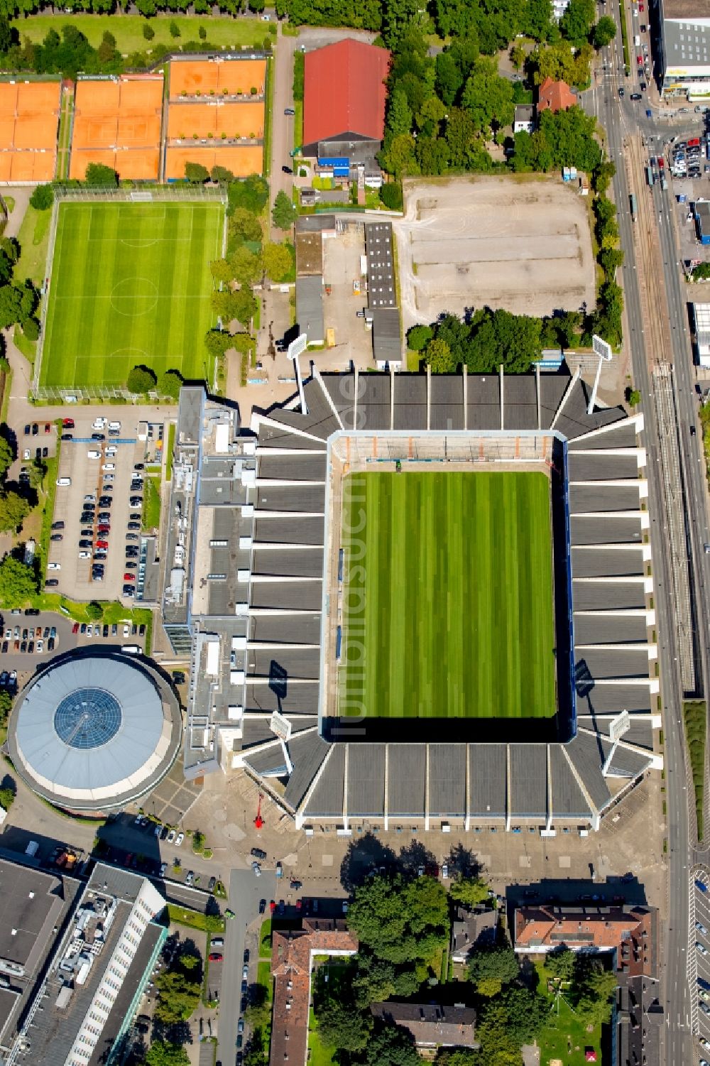 Luftbild Bochum - Sportstätten-Gelände der Arena des Stadion in Bochum im Bundesland Nordrhein-Westfalen