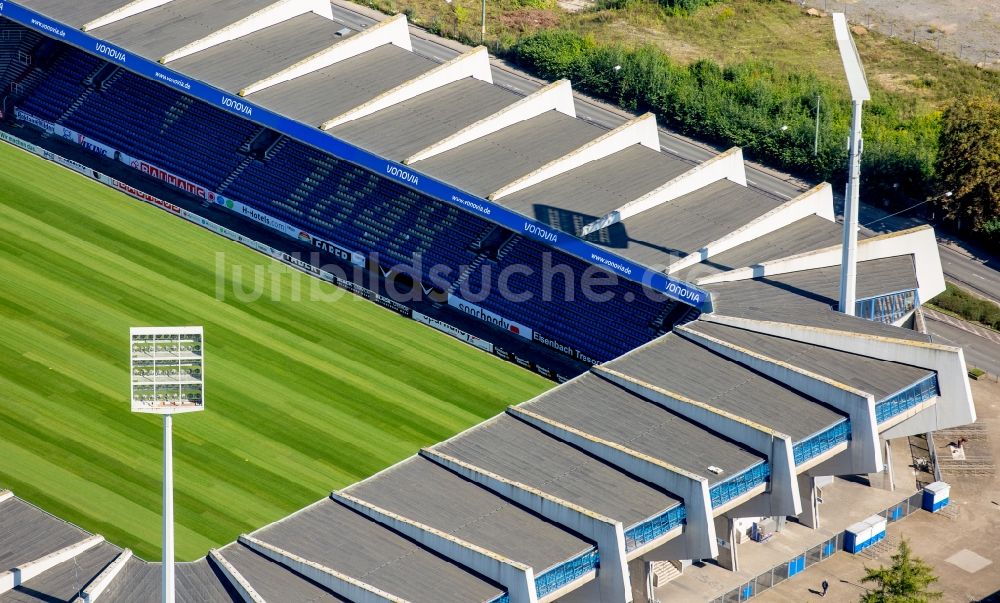 Luftbild Bochum - Sportstätten-Gelände der Arena des Stadion in Bochum im Bundesland Nordrhein-Westfalen