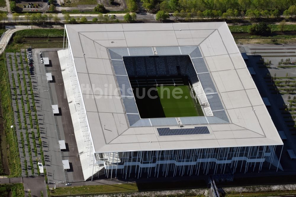 Luftbild Bordeaux - Sportstätten-Gelände der Arena des Stadion in Bordeaux in Aquitaine Limousin Poitou-Charentes, Frankreich