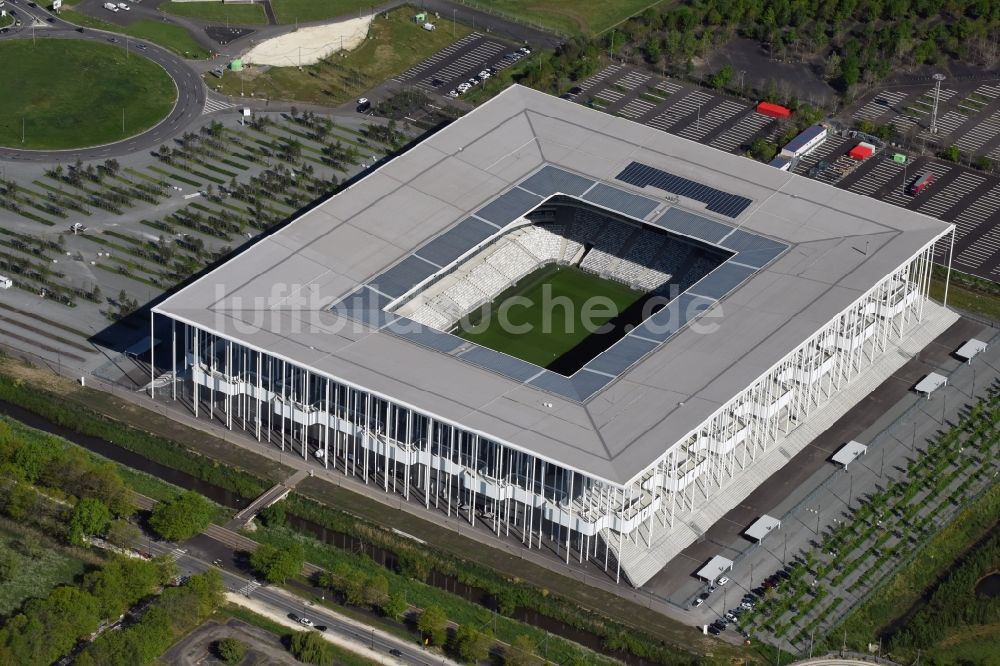 Luftbild Bordeaux - Sportstätten-Gelände der Arena des Stadion in Bordeaux in Aquitaine Limousin Poitou-Charentes, Frankreich