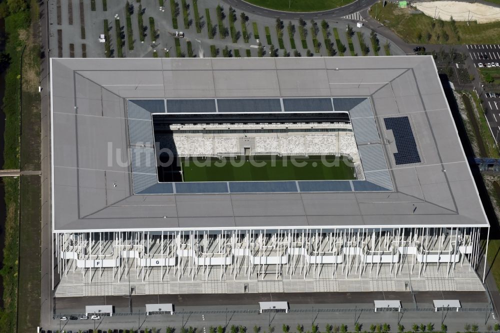 Luftbild Bordeaux - Sportstätten-Gelände der Arena des Stadion in Bordeaux in Aquitaine Limousin Poitou-Charentes, Frankreich