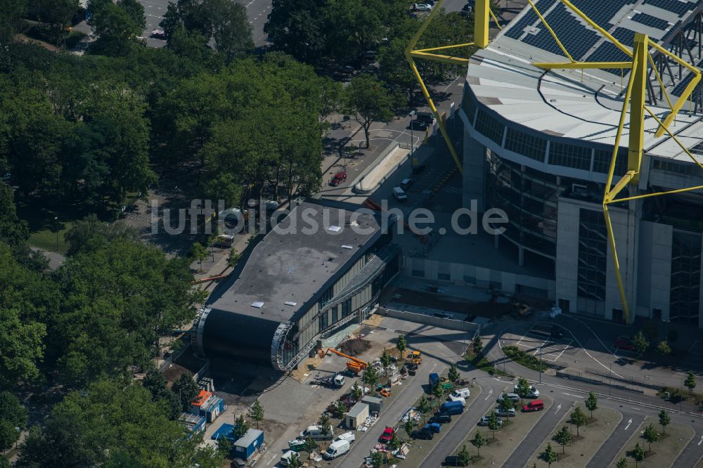 Luftaufnahme Dortmund - Sportstätten-Gelände der Arena des Stadion in Dortmund im Bundesland Nordrhein-Westfalen