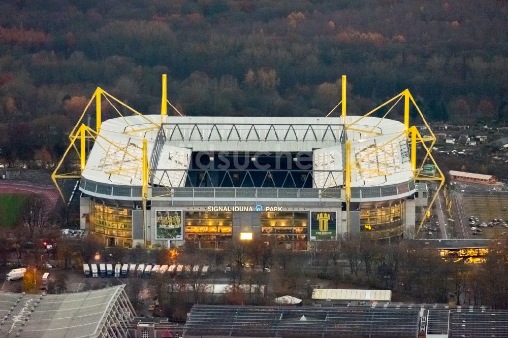 Luftbild Dortmund - Sportstätten-Gelände der Arena des Stadion in Dortmund im Bundesland Nordrhein-Westfalen