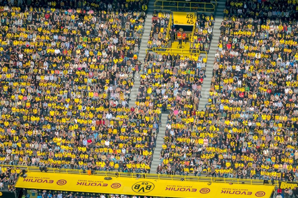 Luftbild Dortmund - Sportstätten-Gelände der Arena des Stadion in Dortmund im Bundesland Nordrhein-Westfalen