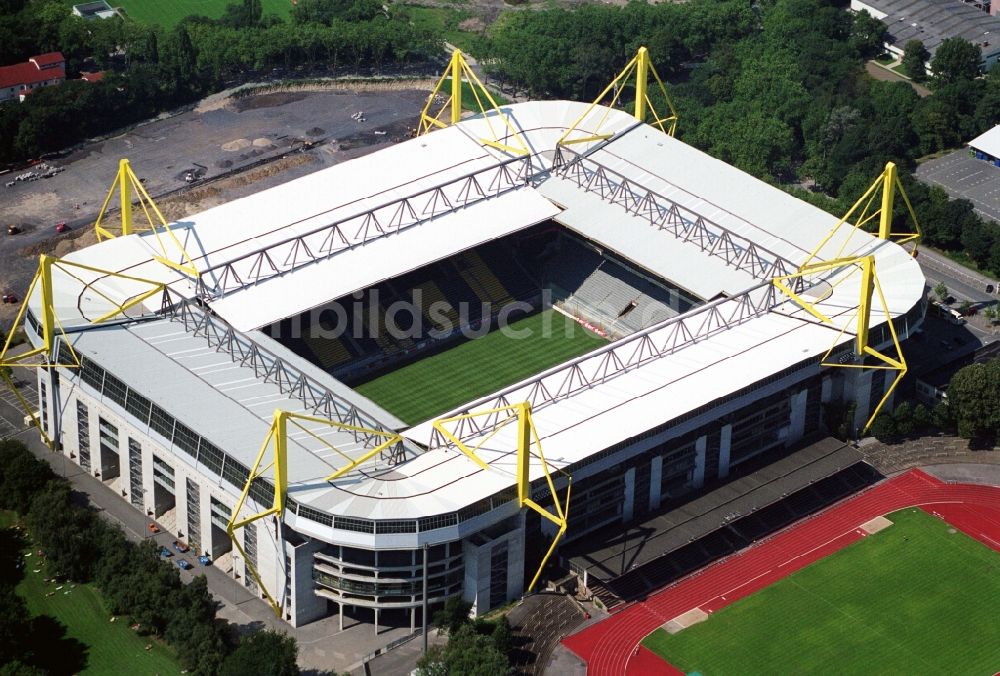 Luftbild Dortmund - Sportstätten-Gelände der Arena des Stadion in Dortmund im Bundesland Nordrhein-Westfalen