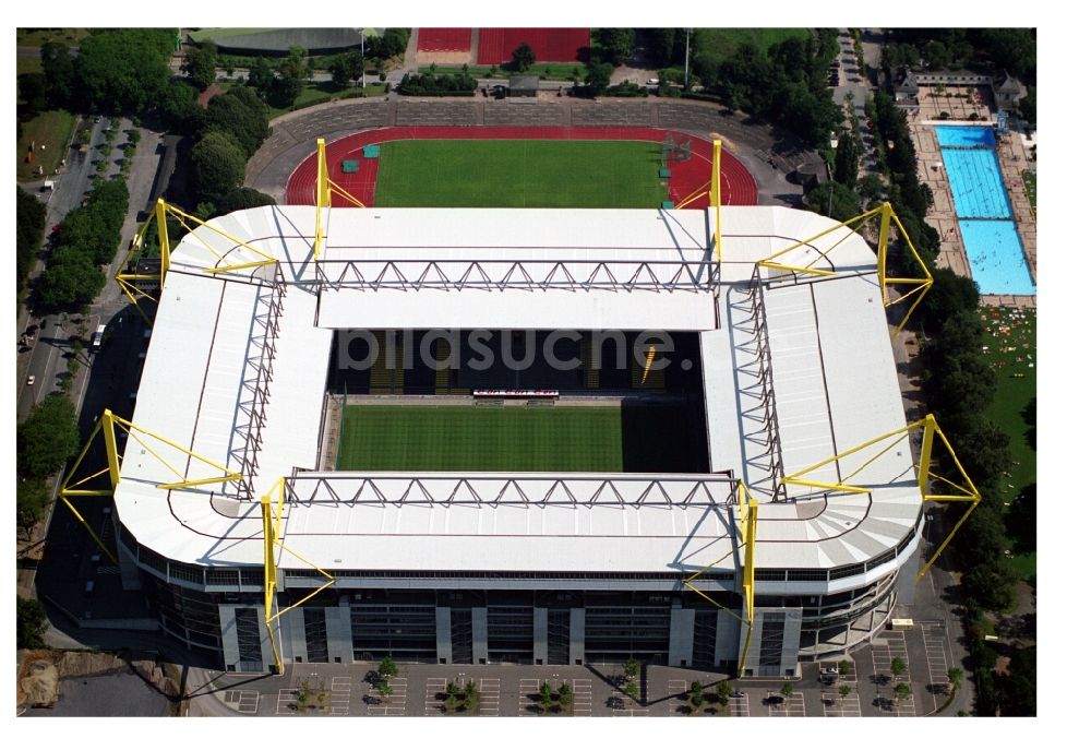 Luftbild Dortmund - Sportstätten-Gelände der Arena des Stadion in Dortmund im Bundesland Nordrhein-Westfalen