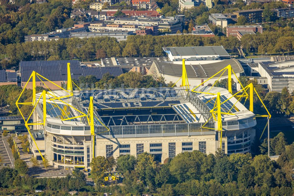 Luftbild Dortmund - Sportstätten-Gelände der Arena des Stadion in Dortmund im Bundesland Nordrhein-Westfalen