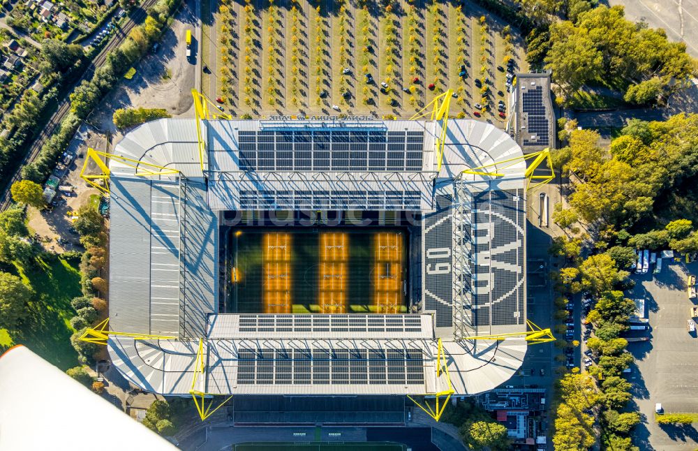 Luftbild Dortmund - Sportstätten-Gelände der Arena des Stadion in Dortmund im Bundesland Nordrhein-Westfalen