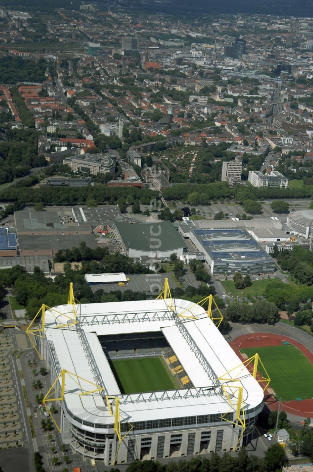 Luftbild Dortmund - Sportstätten-Gelände der Arena des Stadion in Dortmund im Bundesland Nordrhein-Westfalen