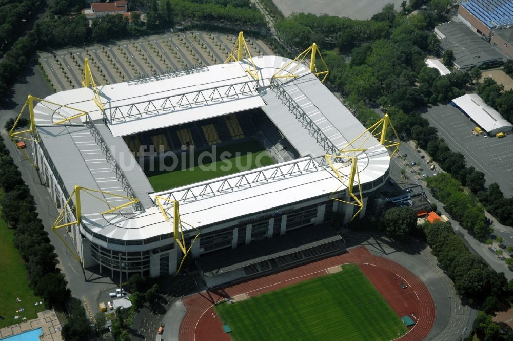 Luftbild Dortmund - Sportstätten-Gelände der Arena des Stadion in Dortmund im Bundesland Nordrhein-Westfalen